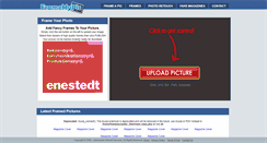 Desktop Screenshot of framemypic.com